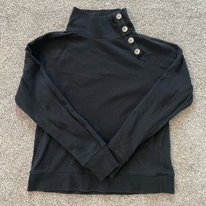 J Crew Black Sweatshirt